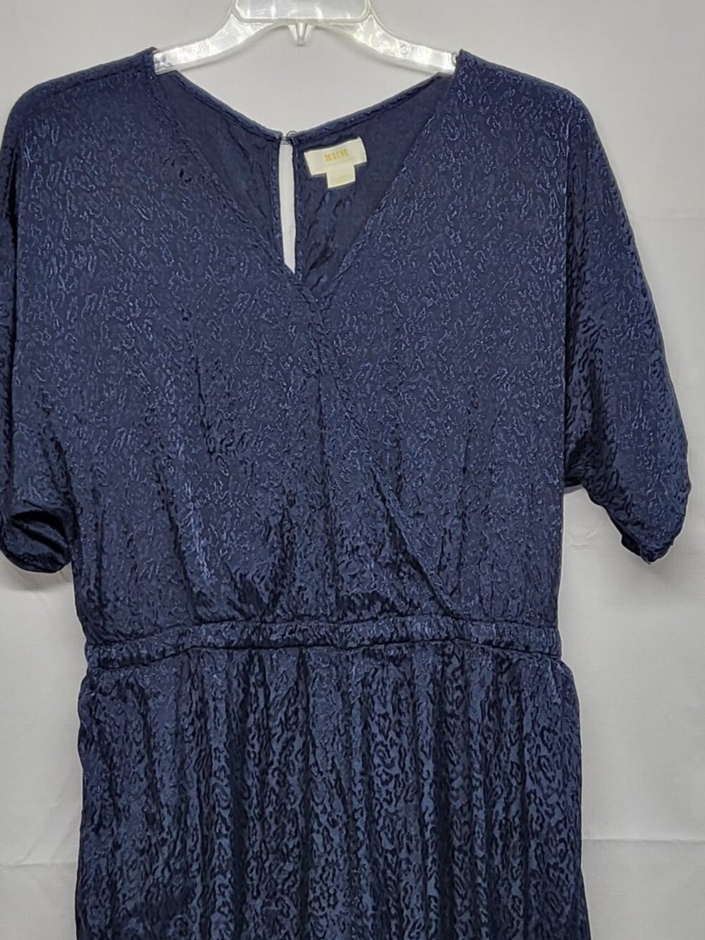 Mauve Anthropologie Womens Jumper Romper XL Wide Leg Raised Animal Cheetah Print